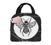 IUBBKI Bumble Bee Lunch Bags Scatola termica per il pranzo con borsa termica riutilizzabile tascabile per picnic sulla spiaggia