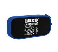IUBBKI Commento sarcastico Caricamento Attendere prego Astuccio per matite Astuccio per matite portatile per ufficio a doppio strato di grande capacità