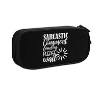 IUBBKI Commento sarcastico Caricamento Attendere prego Astuccio per matite Astuccio per matite portatile per ufficio a doppio strato di grande capacità