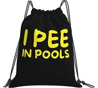 IUBBKI Faccio pipì in piscina Borse nere Borsa piccola impermeabile per collegi da stadio Accessori per concerti di lavoro per eventi sportivi