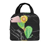IUBBKI Fico d'india Cactus Lunch Bags Scatola termica per il pranzo con borsa termica riutilizzabile tascabile per picnic sulla spiaggia
