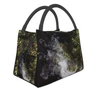 IUBBKI Fumo E-Sigaretta Pianta Tasso Evaporatore Pranzo al sacco a vapore Borsa da picnic Borsa per la spesa Borsa per la spesa Borsa isolante portatile Cucina Famiglia