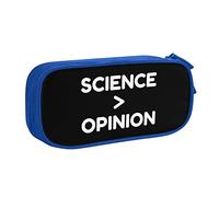 IUBBKI La scienza è più grande dell'opinione Astuccio per matite Astuccio per matite portatile per ufficio a doppio strato di grande capacità