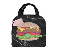 IUBBKI Nice Buns Lunch Bags Scatola termica per il pranzo con borsa termica riutilizzabile tascabile per picnic sulla spiaggia