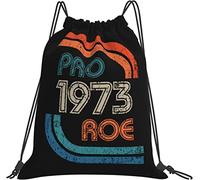 IUBBKI Pro Roe 1973 Roe Vs Wade Pro-Choice Regali per i diritti delle donne Zaino nero Sackpack String Bag Cinch Borsa da spiaggia per palestra Shopping Sport Yoga Accessori