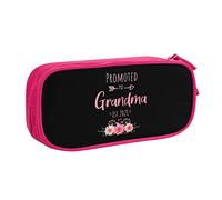 IUBBKI Promosso a Grandma Est 2021 Astuccio per matite Astuccio per matite portatile a doppio strato per ufficio e scuola di grande capacità