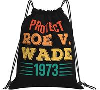 IUBBKI Proteggi Roe V Wade 1973 Feminist Pro-Choice Regali Borsa da palestra nera Borsa con coulisse con chiusura a cordoncino per la raccolta di giocattoli Accessori sportivi da viaggio