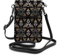 IUBBKI Pu Leather Small Cell Phone Purse Yorkshire Terrier Clothes Seduto nelle vicinanze Toy Ball Borse a tracolla Portafoglio da viaggio