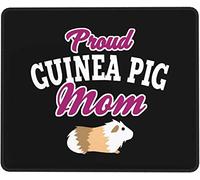 IUBBKI Tappetini per mouse Proud Guinea Mom Tappetino per tastiera quadrato antiscivolo impermeabile, per computer portatile da ufficio 8,3 x 10,3 pollici