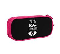 IUBBKI You're Kickin' Me Smalls Pencil Bag Astuccio per matite portatile a doppio strato per ufficio e scuola di grande capacità