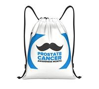 IUBBKI Zaino con coulisse per il mese della consapevolezza del cancro alla prostata, borsa da palestra, piccolo zaino da viaggio, borsa sportiva per donne e uomini