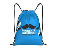 IUBBKI Zaino con coulisse per il mese della consapevolezza del cancro alla prostata, borsa da palestra, piccolo zaino da viaggio, borsa sportiva per donne e uomini