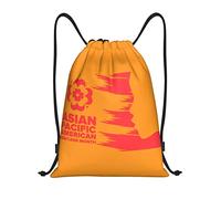IUBBKI Zaino con coulisse per palestra, piccolo zaino da viaggio, borsa sportiva per donne e uomini, dedicato al mese del patrimonio asiatico-americano e delle isole del Pacifico.