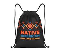 IUBBKI Zaino con coulisse per palestra, piccolo zaino da viaggio, borsa sportiva per donne e uomini, per il mese del patrimonio nativo americano e l'orgoglio indigeno.