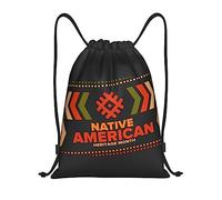 IUBBKI Zaino con coulisse per palestra, piccolo zaino da viaggio, borsa sportiva per donne e uomini, per il mese del patrimonio nativo americano e l'orgoglio indigeno.
