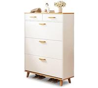 IUBGFTO Armadio per Scarpe con Grande capacità, Secchio Ribaltabile, Porta Scarpe Verticale, portaoggetti per Porte domestiche, Armadio per Scarpe Ultra Sottile, impilabile (A)