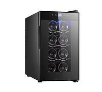 IUBGFTO Cantina per Vini Elettronica con termostato Piccolo, Frigorifero per Vino con Porta in Vetro, Cantina per Vini da appoggio Indipendente, 12-18°C/LED/Basso Rumore