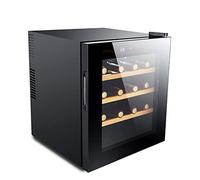 IUBGFTO Cantina per Vini Frigo per Vino 16 Bottiglie Cantina per Vino a Zona Singola Cantina per Vino Indipendente con Porta in Vetro a Doppio Strato Touch Screen in Acciaio Inossidabile