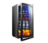 IUBGFTO Cantinetta per Vino a Temperatura costante per Frigorifero per Vino: 3~12 ℃, 98 W/Configura LED Luce Blu/capacità 90 Litri, Adatta per uffici, Club ricreativi, Case