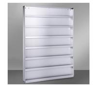 IUBGFTO Espositore per Sigarette, divisore per Porta Sigarette a Parete Multistrato, Organizer per scaffali per Sigarette da supermercato per Vendita al Dettaglio (Argento 60x80x3,2 cm)