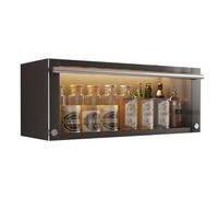 IUBGFTO Mensola sospesa sottopensile, Porta spezie da Cucina, Organizer Estraibile per armadi e dispensa, Supporto per barattoli di condimento, Bottiglie, Shaker,D7.3 xh9.3-W-23.6"