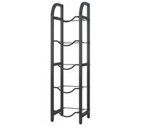 IUBGFTO Portabottiglie da 5 galloni, portabottiglie per Acqua Resistente, ripiano portaoggetti per brocche d'Acqua per casa, Cucina, Ufficio, salvaspazio (Nero 13,8x13,8x55,1 Pollici)