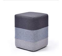 IUBGFTO Sgabello ottomano Ottomano poggiapiedi in Legno Panca Vanity Divano Pouf Tavolino per Camera da Letto Molo Seduta Toletta Poggiapiedi Sgabello per Scarpe (Quadrato Naturale)