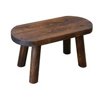 IUBGFTO Sgabello ottomano Panca in Legno massello Sgabello in Legno per la casa Poggiapiedi poggiapiedi Classico Arredamento Semplice Soggiorno Cucina Sgabello per Scarpe (CH)
