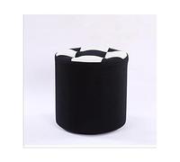 IUBGFTO Sgabello ottomano Rotondo ottomano per Interni ed Esterni Divano poggiapiedi Sgabello Moda Creativa poggiapiedi Pigro per Patio Giardino Campeggio o casa Sgabello per Scarpe (Nero CH)