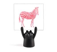 Iucn - Porta memo a forma di gatto nero con animali in pericolo di estinzione