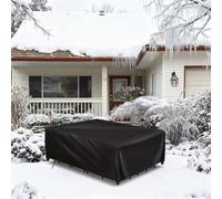 IUCUHE 100x60x90cm/LxPxA Grande copertura per mobili da giardino,Coperture per Mobili da Giardino,Impermeabile Copertura Tavolo Esterno Telo,Antivento Antineve Telo Protettivo Esterno