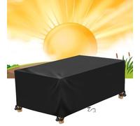 IUCUHE Copertura Tavolo Esterno,Coperture per Mobili Da Giardino Impermeabile 65x55 Copertura per Mobili Esterni,Copridivano Da Esterni,Antivento E Anti-UV, Per Tavoli Da Esterno 65x55x30cm/LxWxH