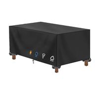 IUCUHE Copritavola Da Esterno 400x120x85cm/LxPxH Copertura Impermeabile per Mobili Da Giardino,Telo Copertura Esterno Tessuto Oxford 600d, Impermeabile Telo Copertura per Esterno