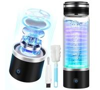 IUHFSIFS Aggiornamento bottiglia di idrogeno 4000PPB 【N. 1 doppio contenuto di idrogeno 】 Bottiglia d'acqua idrogeno con tecnologia TOP SPE PEM, trattamento dell'acqua in 3 minuti