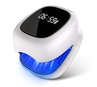 IUHFSIFS Aggiornamento del dispositivo laser per funghi delle unghie. Aggiornamento 4 x blu e 2 x luci a infrarossi. Raddoppia il trattamento. Trattamento industriale n. 1: trattamento fungo, blu