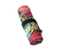 Iuhtrb 12/24/36/48/72 fori Matite Rotolo Tela Matita Organizzatori Bag Wrap Rollable Pouch Rolling Pencil Case Bag