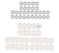 Iuhtrb 60Pcs Silicone Non Pull Piercing Dischi Per Piercing Bump 3/5/7/9mm Clear Disc Pads Earlobe Patch Clear Disc Pads Per Urti Orecchini Stabilizzatore Orecchino Indietro, Misura unica, come