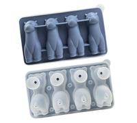 Iuhtrb Bella Alpagas Forma Stampo Per Ghiaccio Vassoio Ghiaccio Qualità Alimentare Stampo Ghiaccio Silicone per Whisky Bevitori Baristi Stampo Per Ghiaccio Whisky Cocktail Ice Maker