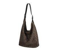 Iuhtrb Borsa a tracolla da donna con leopardo di grande capacità borsa per ascelle semplice con manico superiore borse all-matching ascellare per Evertday donna leopardo spalla grande capacità ascella