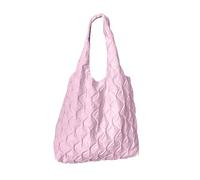 Iuhtrb Borsa di tela di grande capacità per le donneUnique Shopping Bag Casual Borse Pratica Borsa a tracolla per uso quotidiano Borsa a bolle di moda, A, One Size