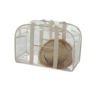 Iuhtrb Borsa trasparente approvata dallo stadio con manici trasparente per spiagge da stadio trasparente per borse sportive borse extra large borsa impermeabile a prova di sabbia per picnic in piscina