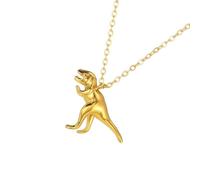 Iuhtrb Collana con ciondolo a forma di dinosauro, gioiello per bambini, stile hip hop, alla moda, per ragazzi e ragazze, accessorio alla moda unico, Misura unica, come descritto, come descritto