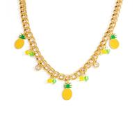 Iuhtrb Collana con ciondolo a forma di frutta giovanile in acciaio inox, comoda da indossare, accessorio alla moda giovanile, accessorio elegante per campus