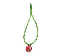 Iuhtrb Collana multistrato di perle di vetro con design di frutti d'estate gioielli alla moda per ragazze stratificazione collana di perline di vetro da indossare tutti i giorni, Misura unica, come