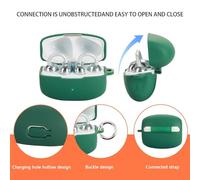 Iuhtrb Custodia per Alloggiamento La Pelle Auricolare Guardia Resistente alle Acque della Polvere dalle Coperture Protettive Sleeve Prevenzione del Danno Clip Casella Silicone Resistente alla