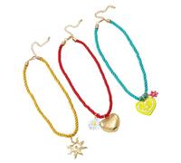 Iuhtrb Elegante collana a strati con girasoli floreali a forma di cuore, in lega robusta, accessorio per tutti i giorni o per feste con girasole