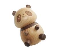 Iuhtrb Elegante porta stuzzicadenti in legno a forma di panda per la decorazione della cucina domestica e il tavolo da pranzo accessorio da scrivania