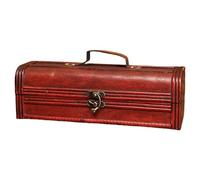 Iuhtrb Elegante porta vino in legno robusto che migliora la raffinatezza dei tuoi regali di vino per uso quotidiano casual soluzione di archiviazione elegante confezione per vino