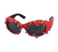 Iuhtrb Elegante Rivetto Borchiato Telaio Occhiali Da Sole Con Punte Punk Tutti Corrispondenti Cool Occhiali Da Sole Popolare PC Occhiali Da Vista Per Il Partito Eye Catching