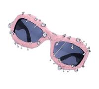 Iuhtrb Elegante Rivetto Borchiato Telaio Occhiali Da Sole Con Punte Punk Tutti Corrispondenti Cool Occhiali Da Sole Popolare PC Occhiali Da Vista Per Il Partito Eye Catching